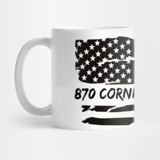 870 Flag Small Corner Logo Mug